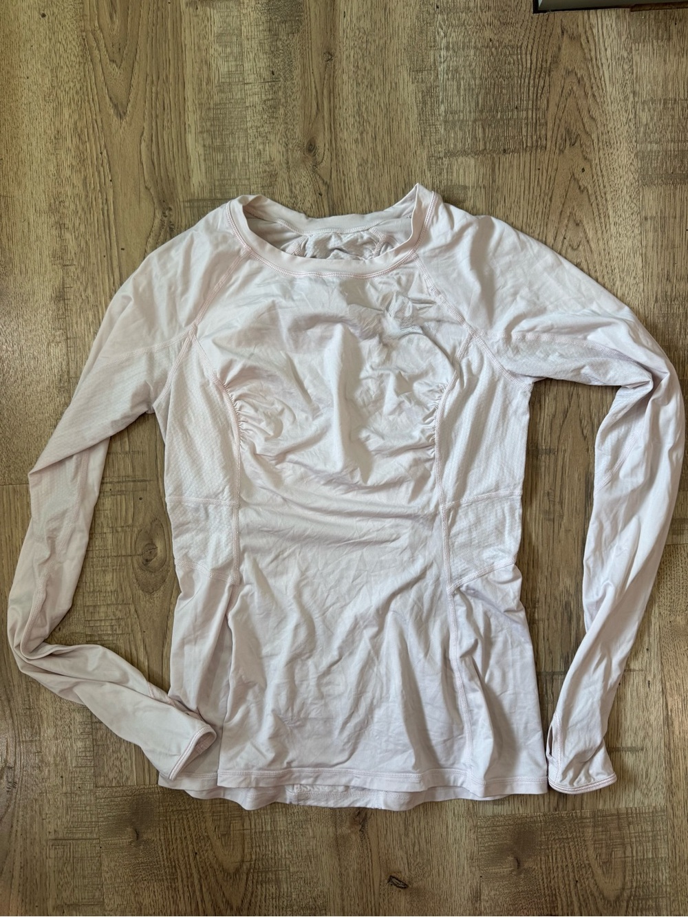 lululemon athletica Light Pink Long Sleeve Athletic Top